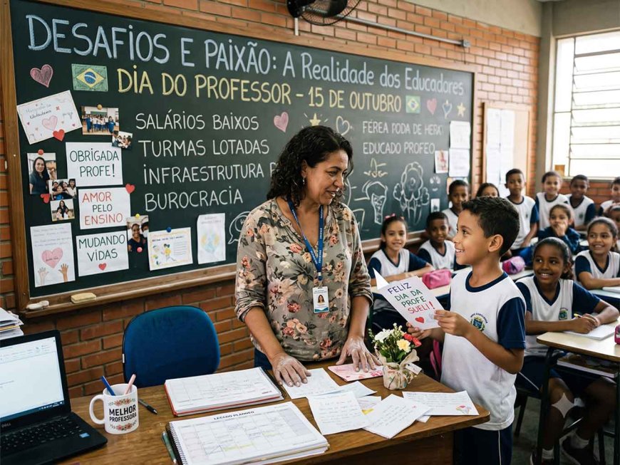 Desafios e Paixão: A Realidade dos Educadores no Dia do Professor