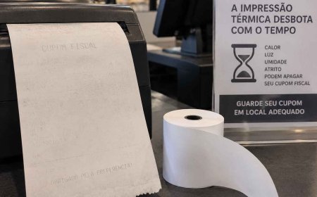 Papel Térmico Entenda Por Que o Cupom Fiscal Apaga