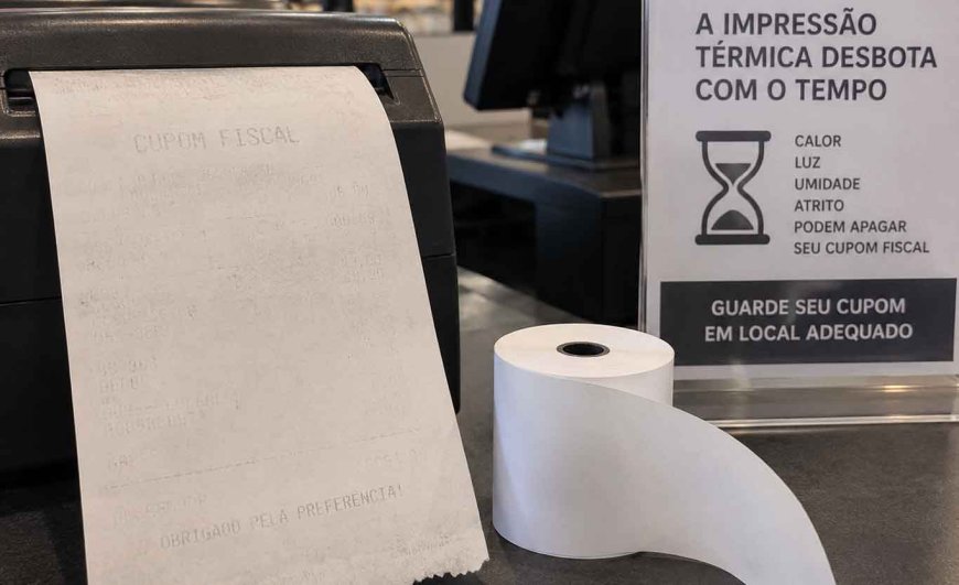 Papel Térmico Entenda Por Que o Cupom Fiscal Apaga